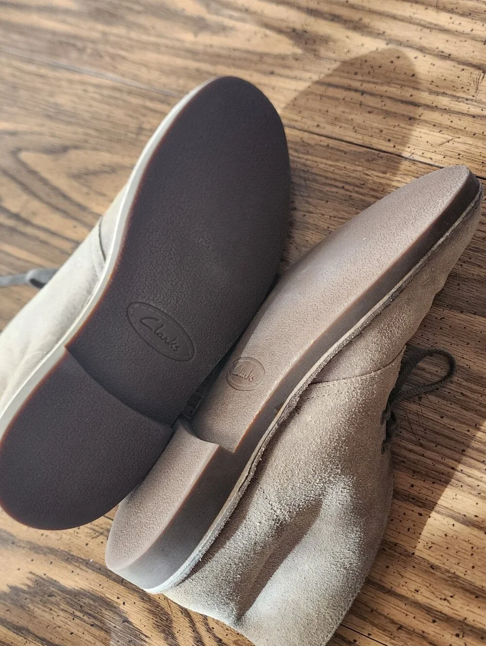 Clarks Originals Suede Desert Boots Sand Chukkas Men's Size 10 1/2